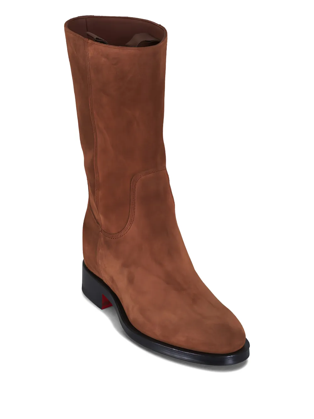 Santoni round toe heeled boots Bruin