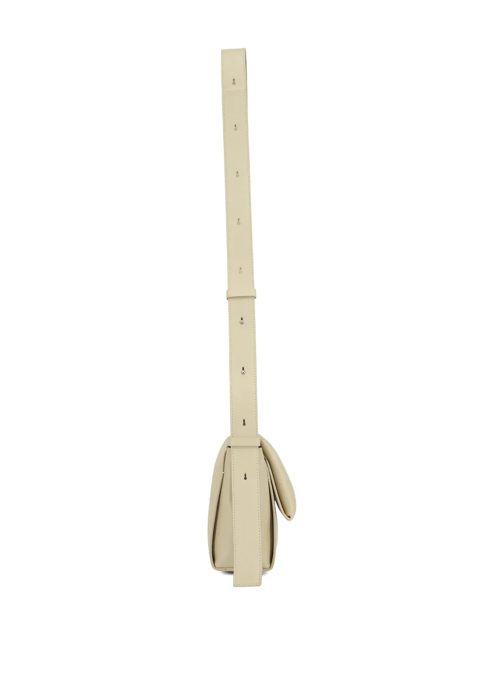 Jil Sander Schoudertas met omslag Beige
