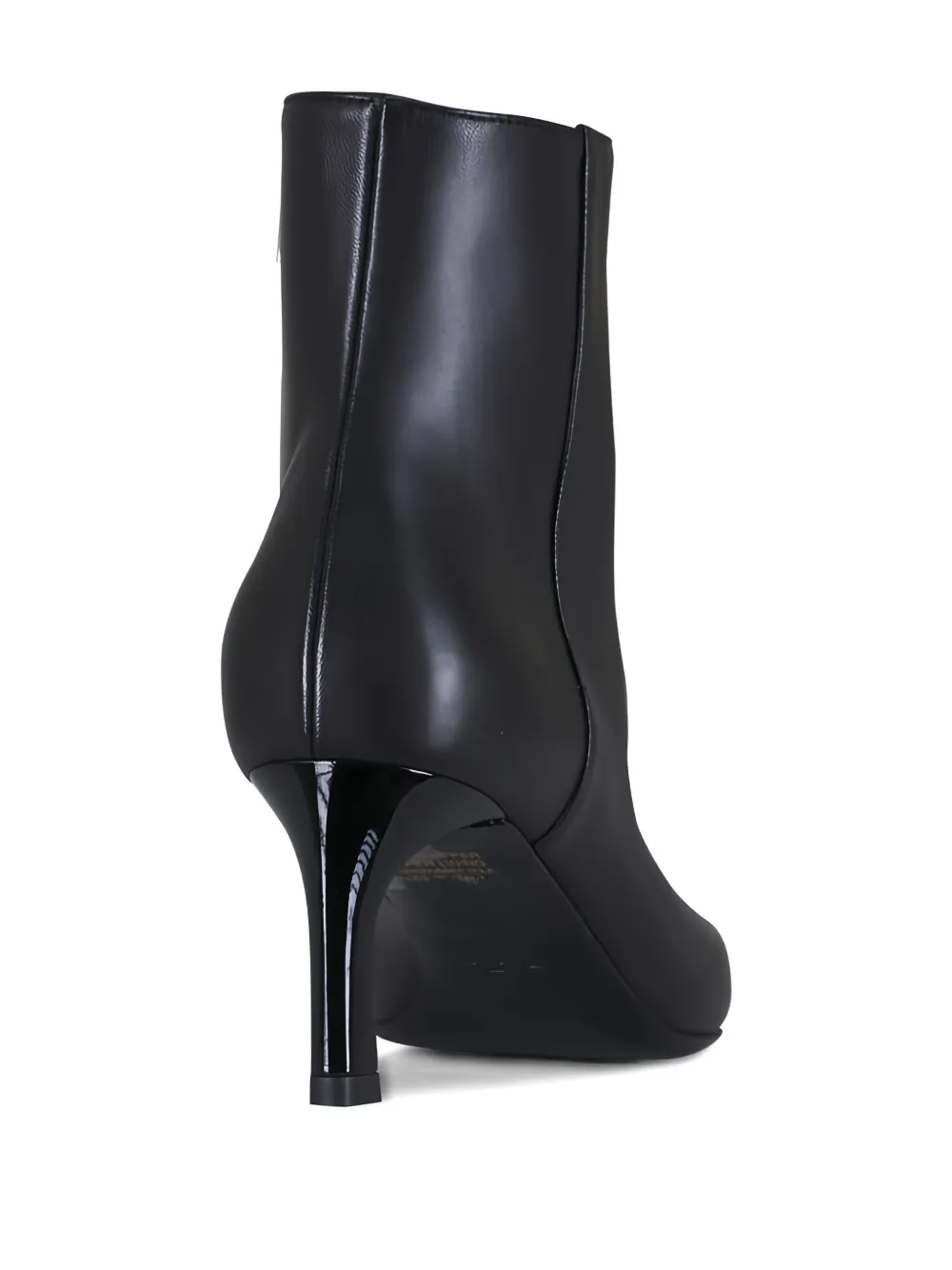 AGL 60mm enkellaarzen met puntige neus Zwart