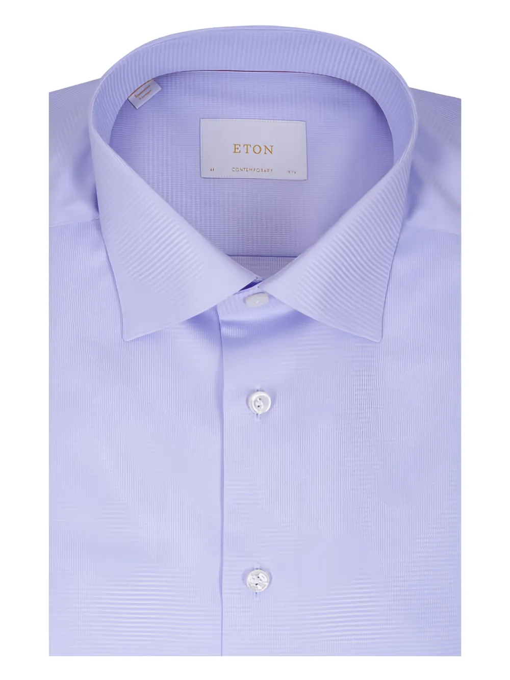 Eton camisa con cuello de pico | morado | Image 1