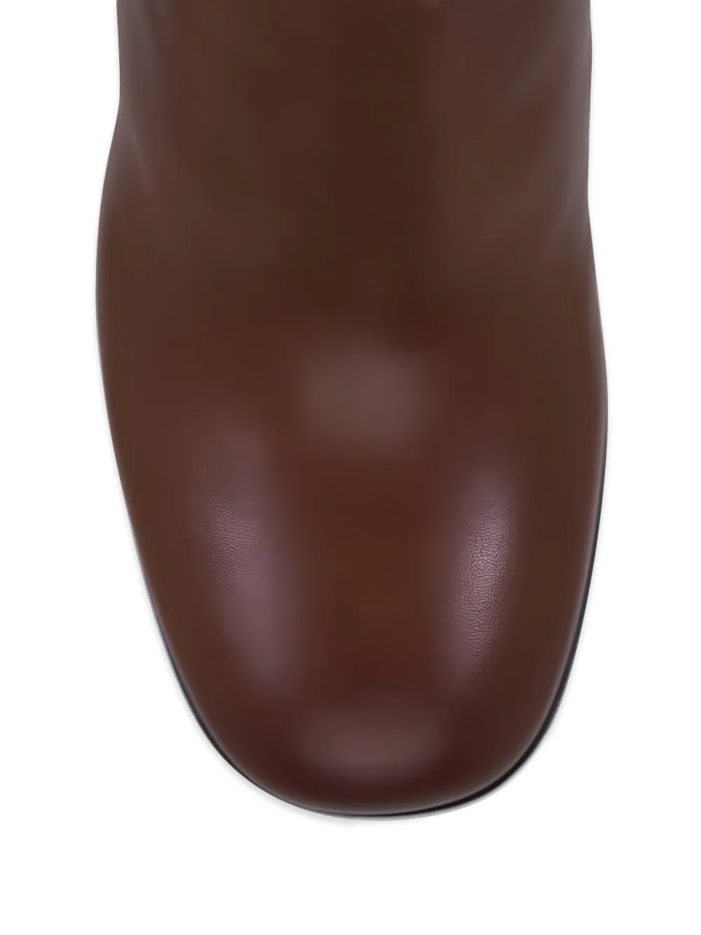 Santoni 85 mm Gladys enkellaarzen met blokhak Bruin