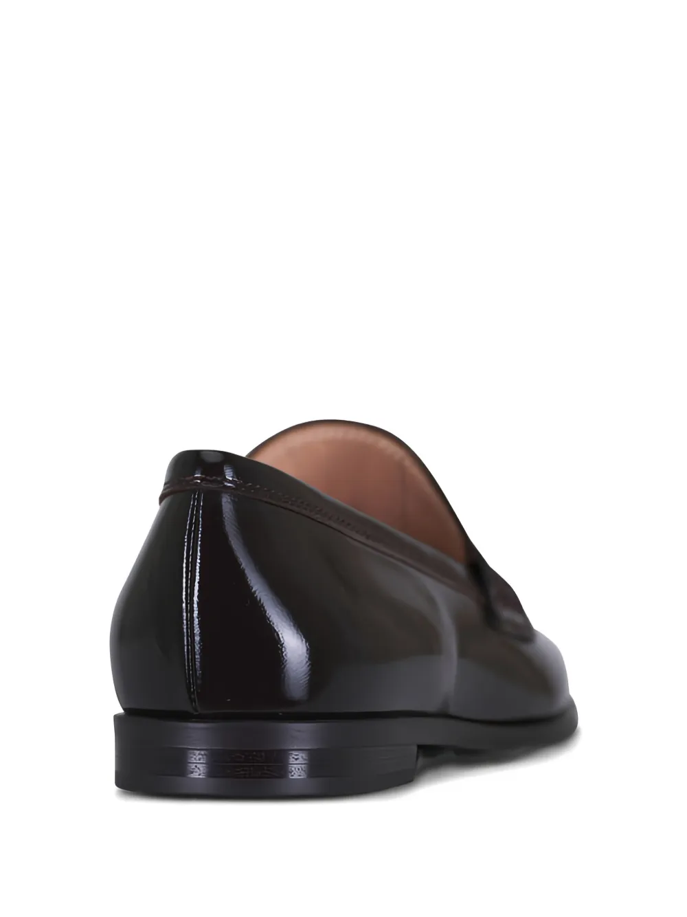 Gianvito Rossi Georgie Mocha loafers met penny bandje Bruin