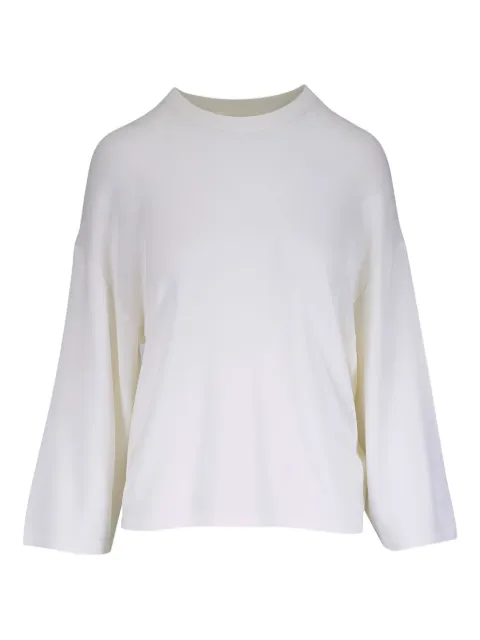 KHAITE Darcy bell-sleeve sweater