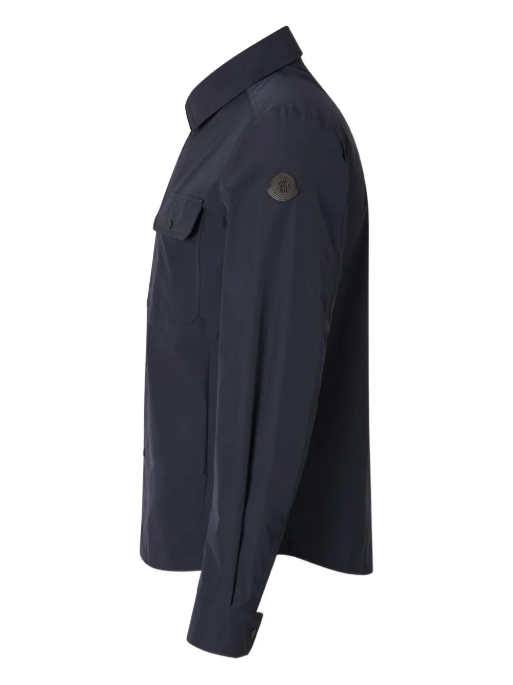 Moncler Shirtjack met klepzak Blauw