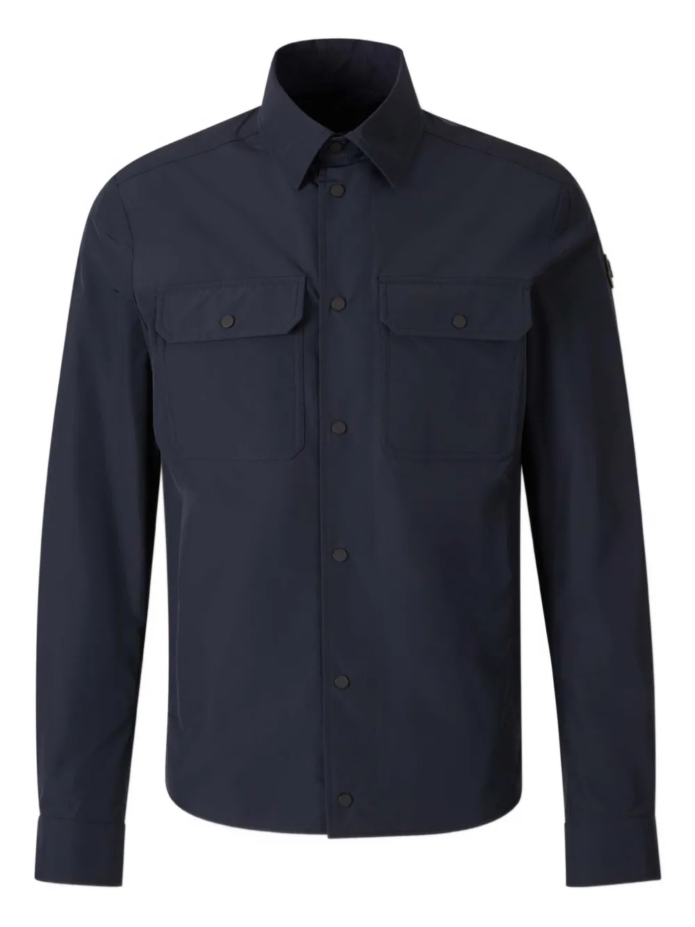 Moncler Shirtjack met klepzak Blauw