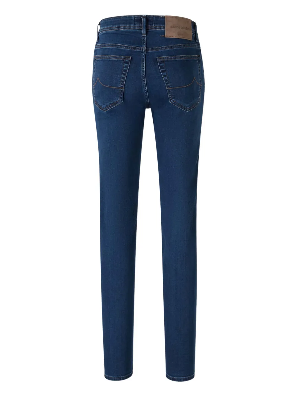Jacob Cohën Denim jeans met logopatch en knoopsluiting - Blauw