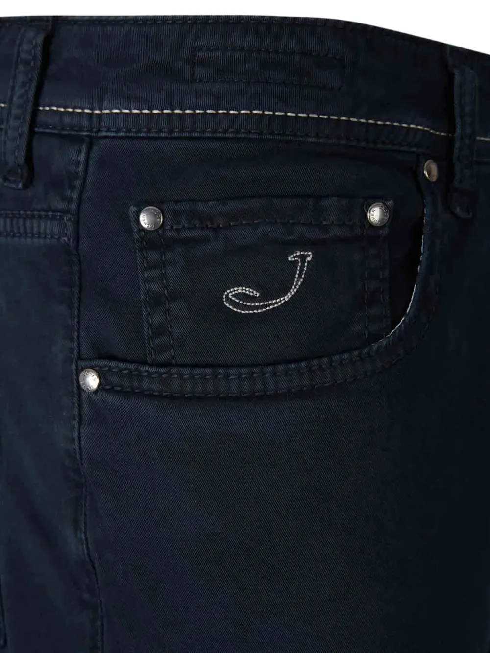 Jacob Cohen Embroidered Jeans In Blue