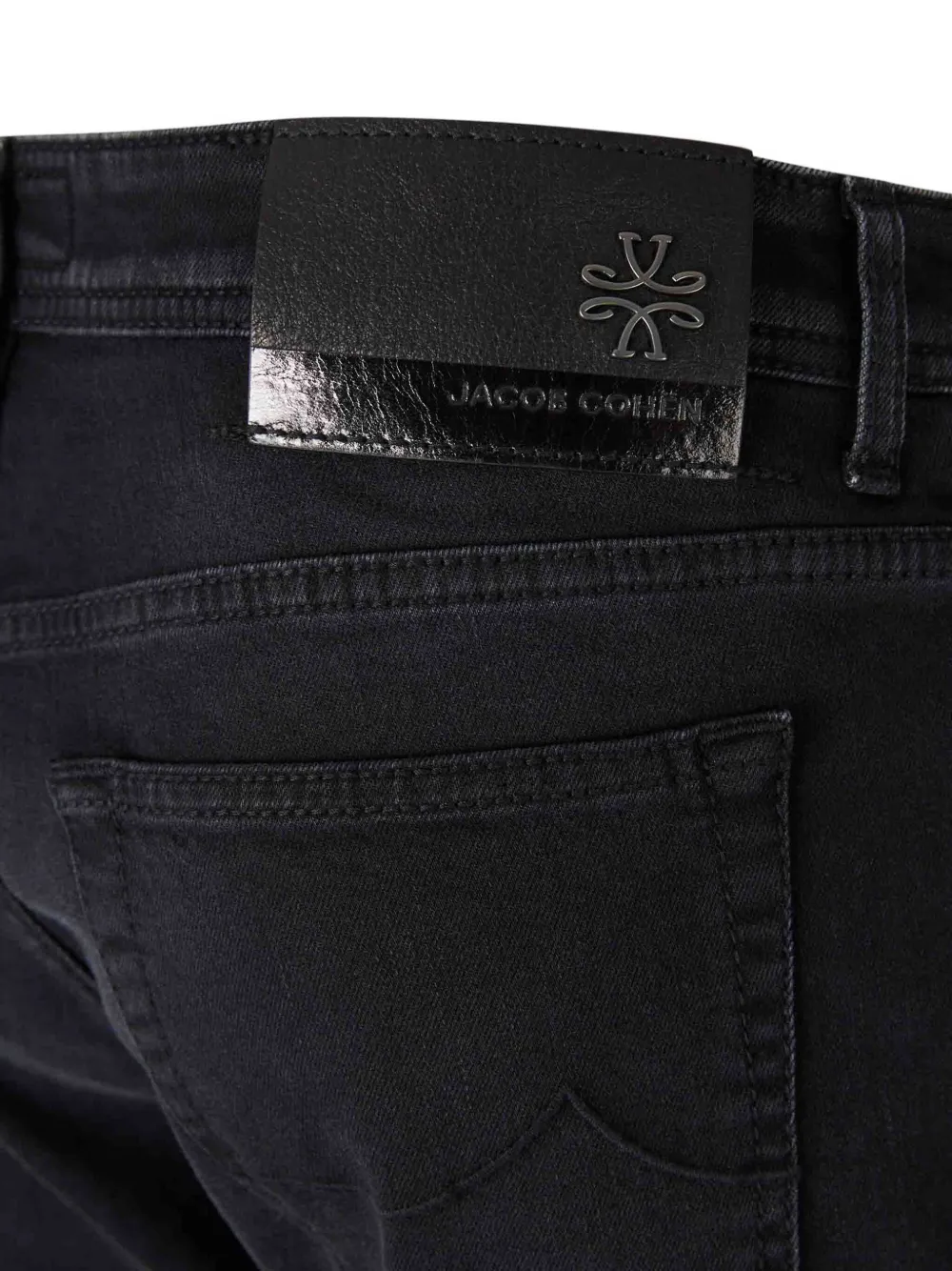 Jacob Cohën Jeans met vijf zakken Zwart