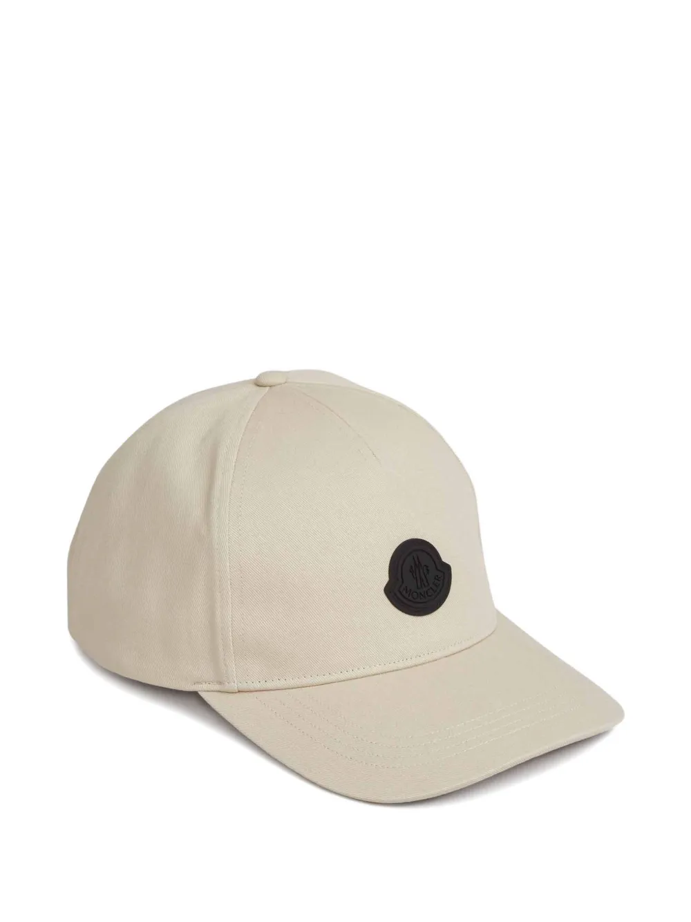 Moncler Honkbalpet met logopatch Beige