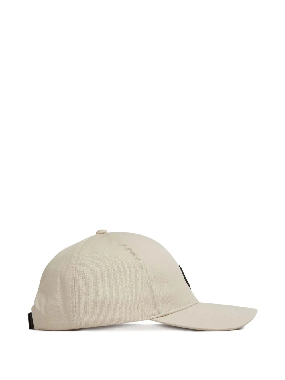 Moncler Honkbalpet met logopatch Beige