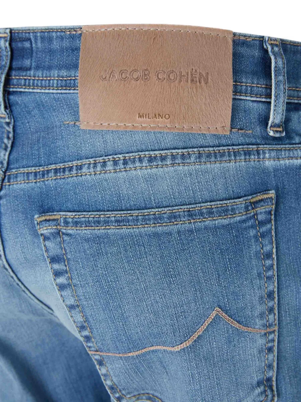 Jacob Cohën Jeans met vijf zakken Blauw