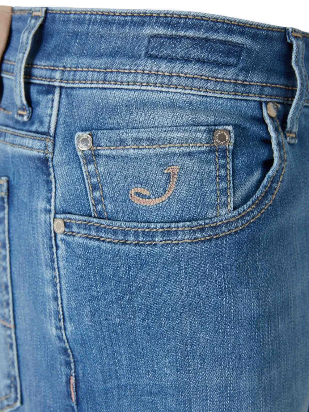 Jacob Cohën Jeans met vijf zakken Blauw