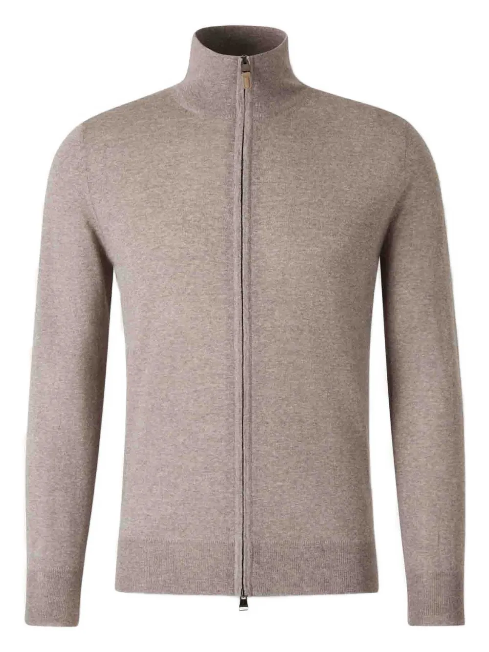 Canali Vest met hoge hals en rits 705 BEIGE