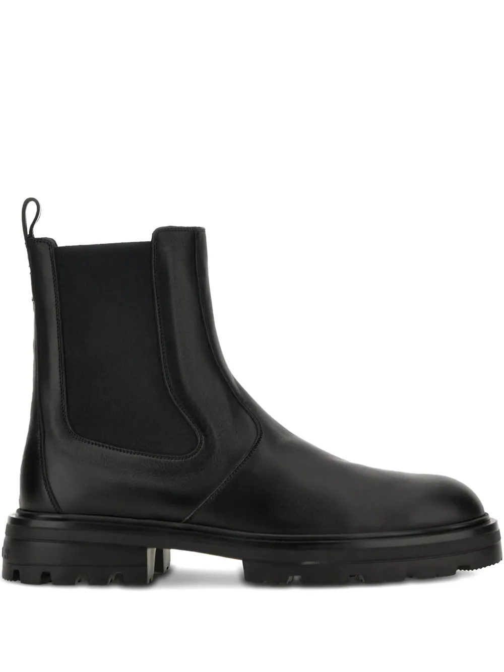 Hogan elastic-panel chelsea boots Black