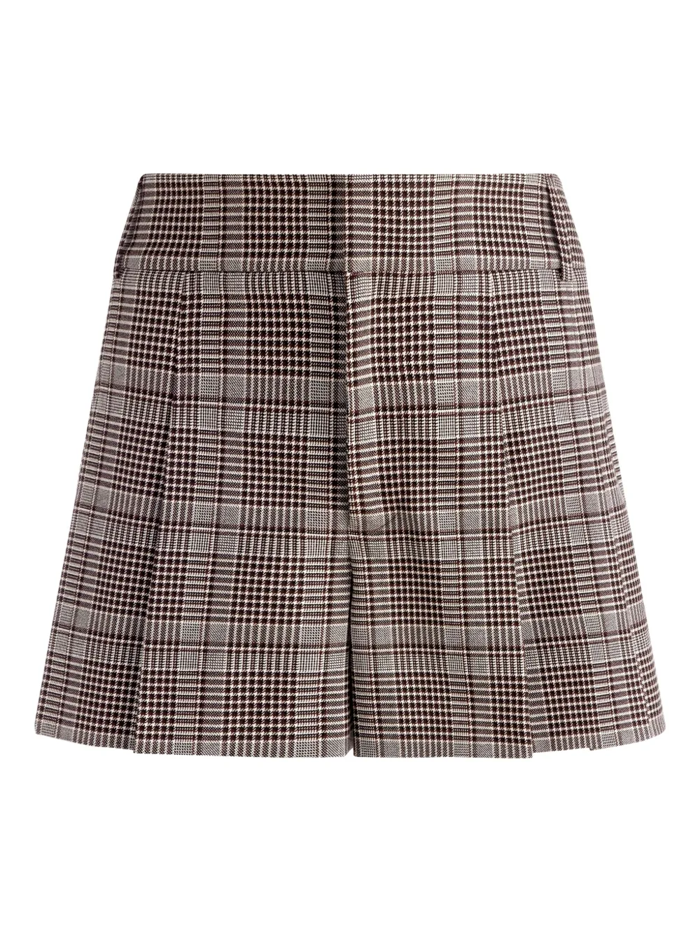 alice + olivia Scarlet pleated shorts | Brown | Image 1