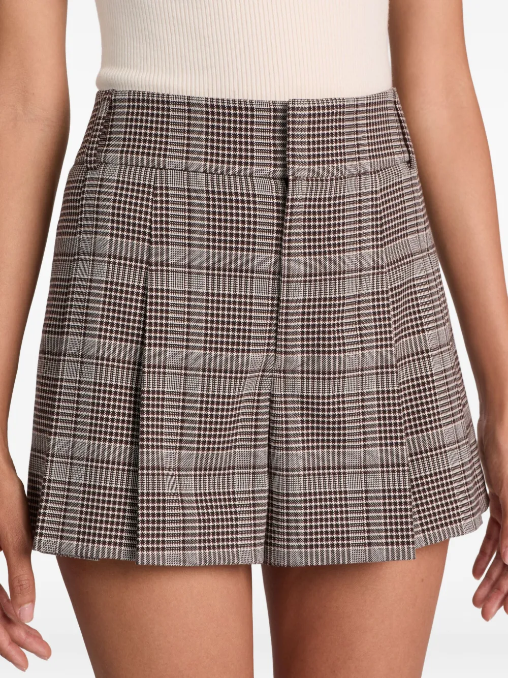 alice + olivia Geplooide shorts Bruin