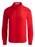alice + olivia Willa silk blouse - Red