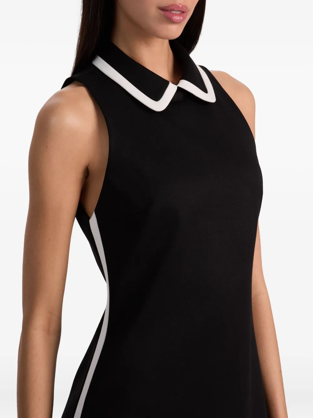 alice + olivia Mouwloze mini-jurk Zwart