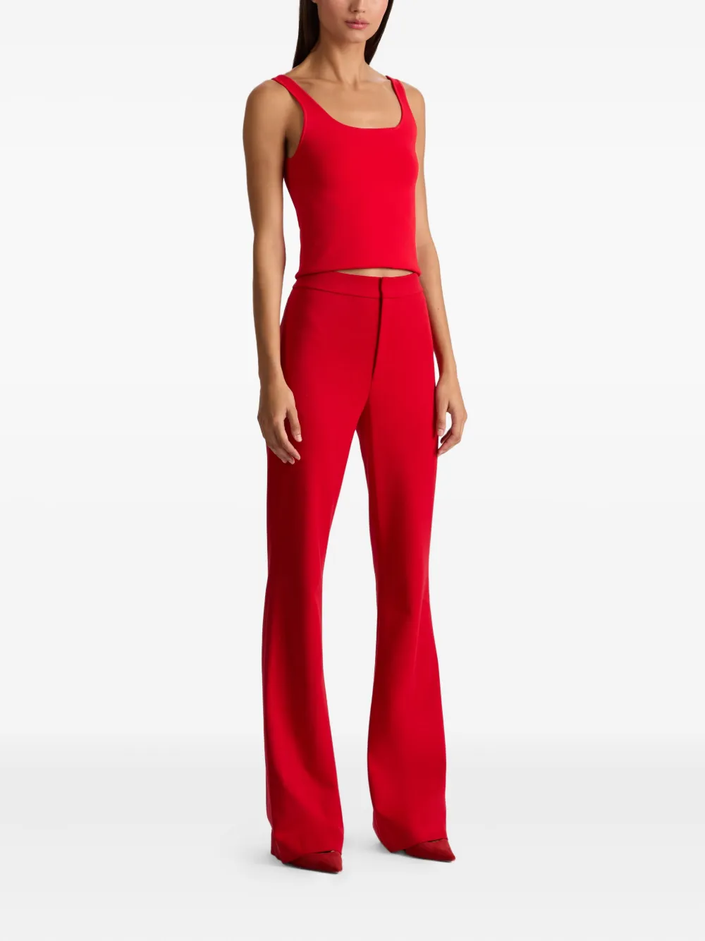 alice + olivia High waist broek Rood