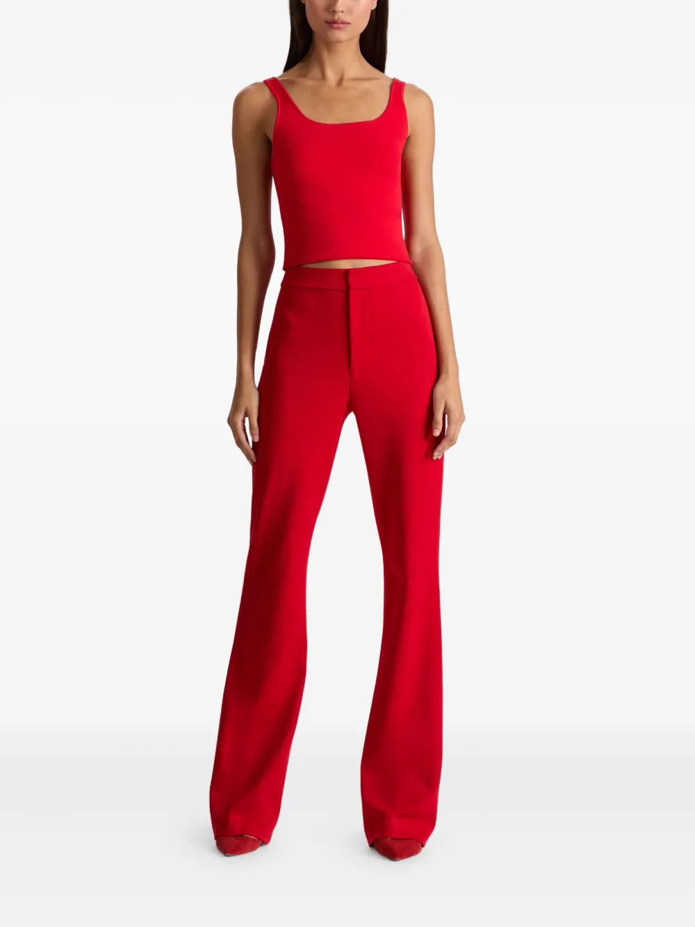 Alice + olivia High waist broek - Rood