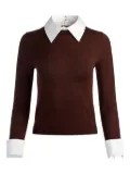 alice + olivia Porla sweater - Brown
