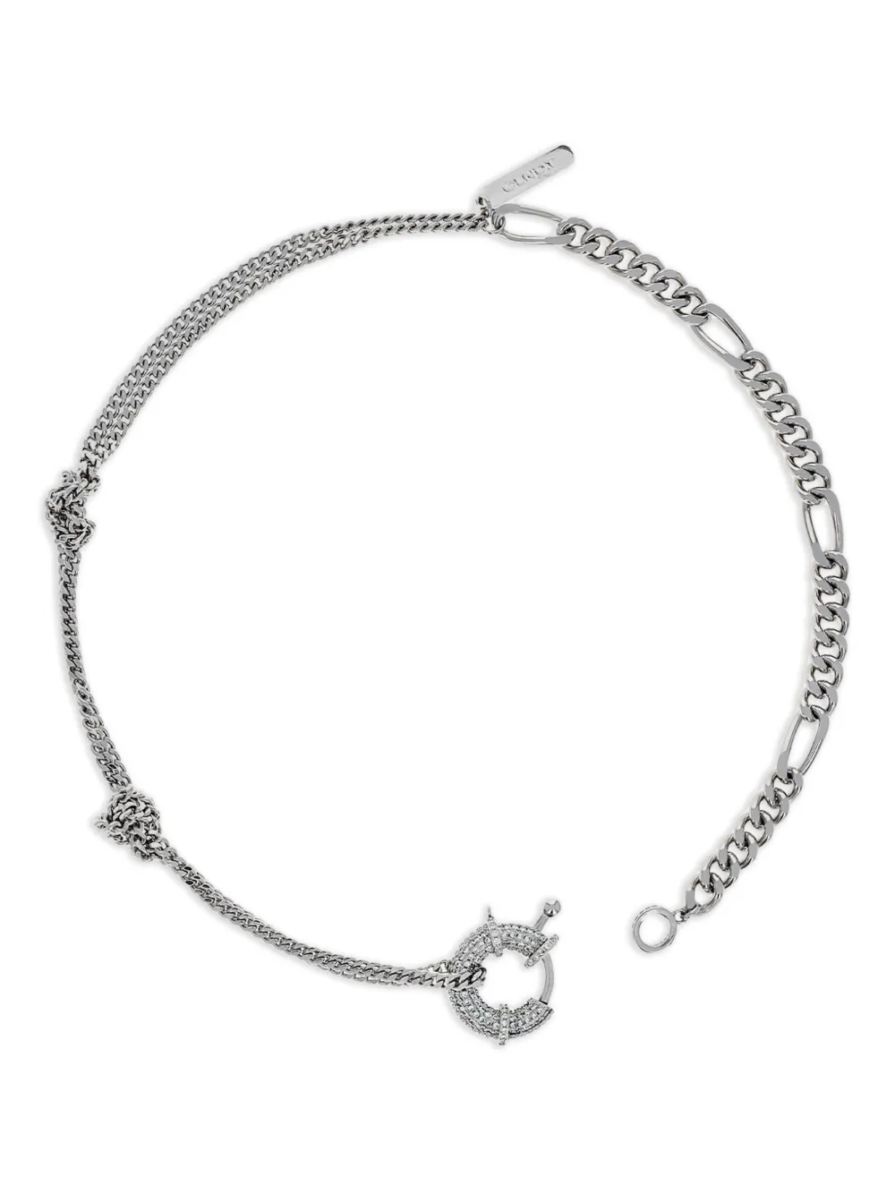 Justine Clenquet Hope Choker Necklace In Silver