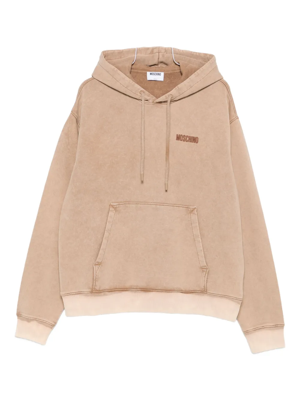 Moschino smiley-face hoodie | Neutrals | Image 1