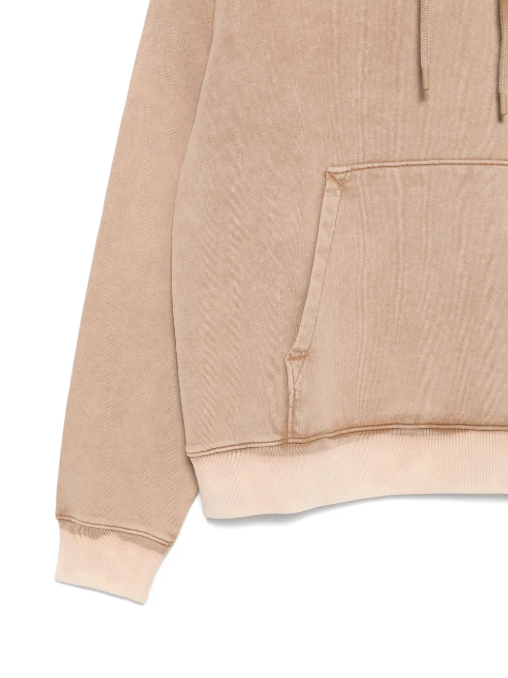 Moschino smiley-face hoodie Beige