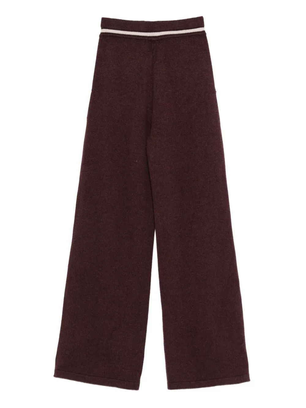 Eleventy Geribbelde broek met trekkoord Rood