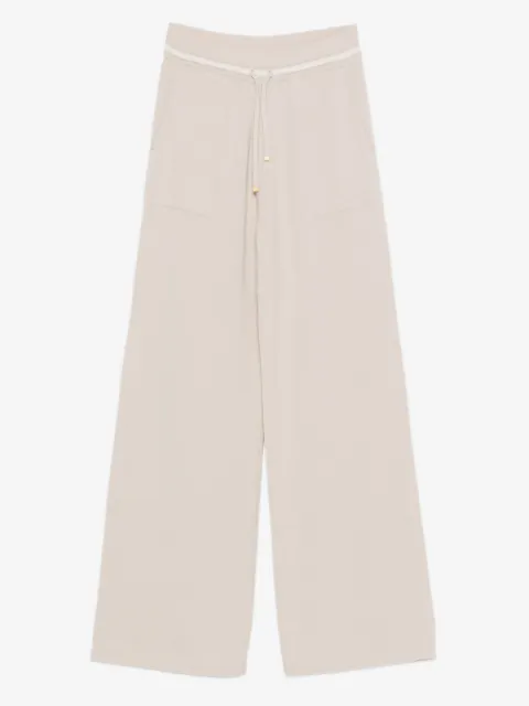 Eleventy ribbed drawstring trousers