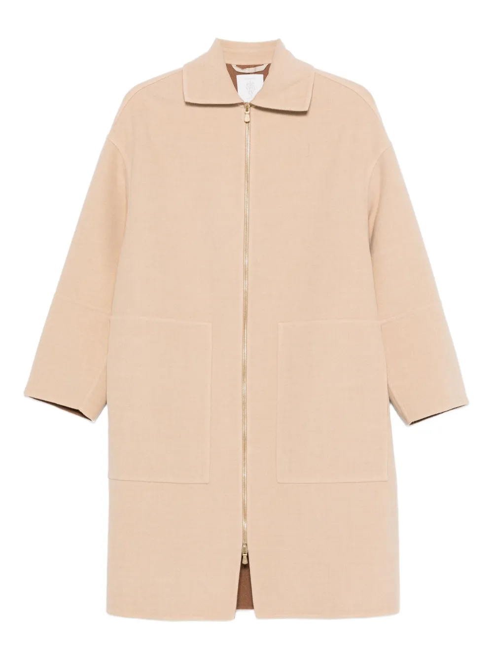 Eleventy pocket zip-front coat | Neutrals | Image 1