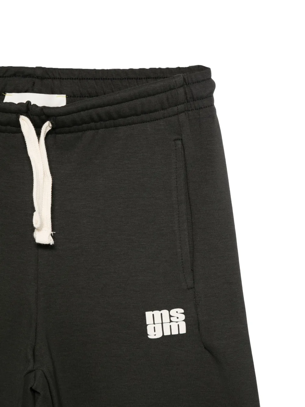 MSGM Kids Broek met trekkoord Zwart