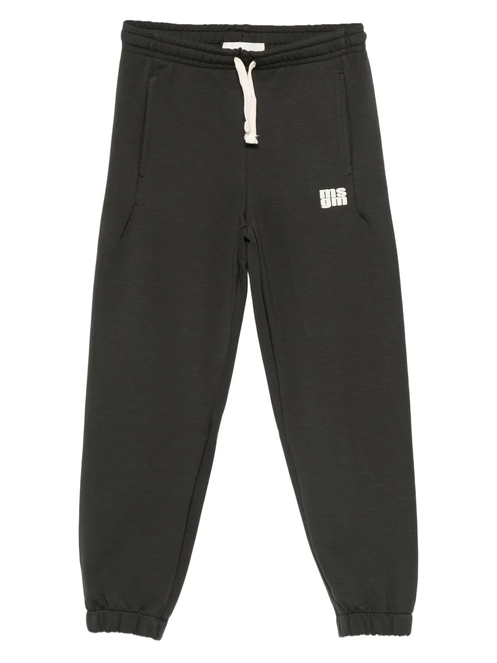 MSGM Kids drawstring trousers | Black | Image 1