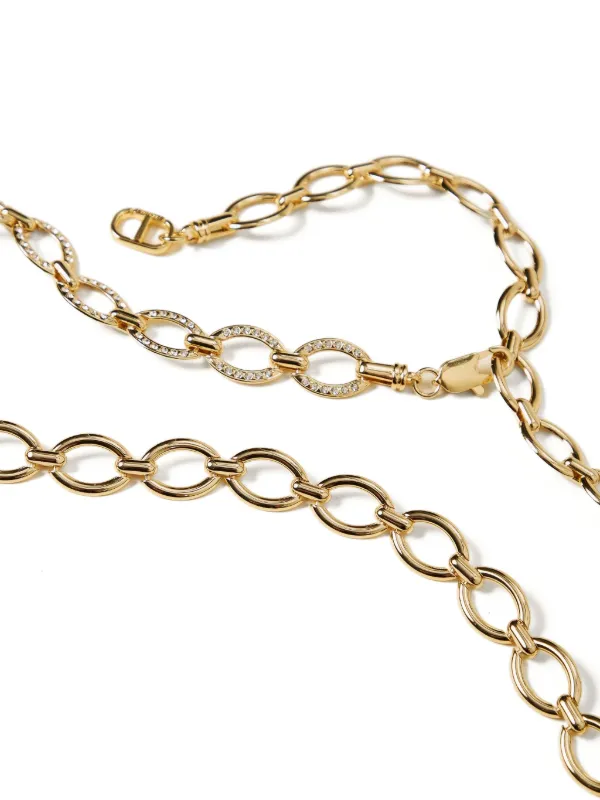 TWINSET oval-link Chain Belt | Gold | FARFETCH ID display picture 2