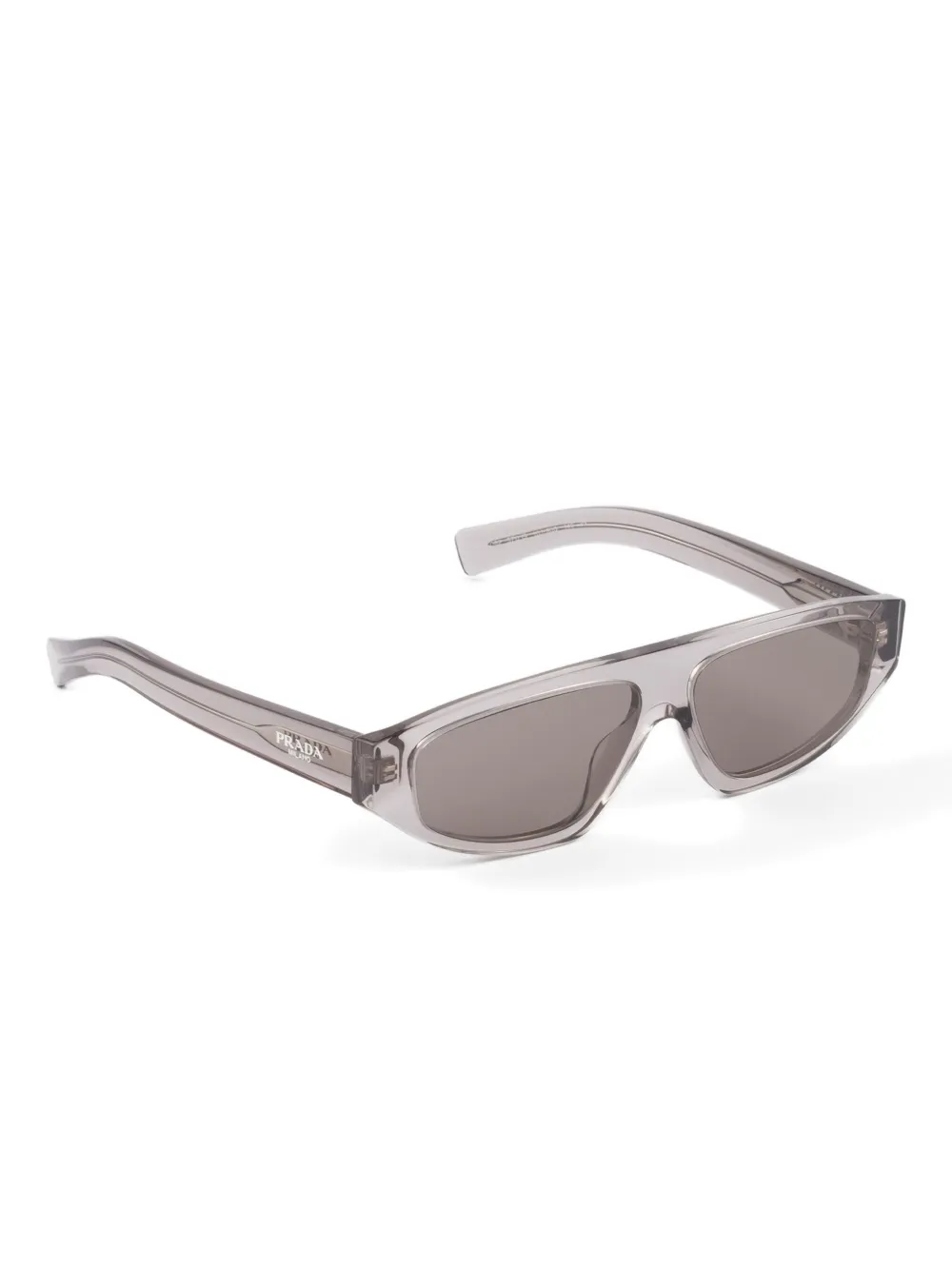 Prada Eyewear Zonnebril met geometrisch montuur Grijs