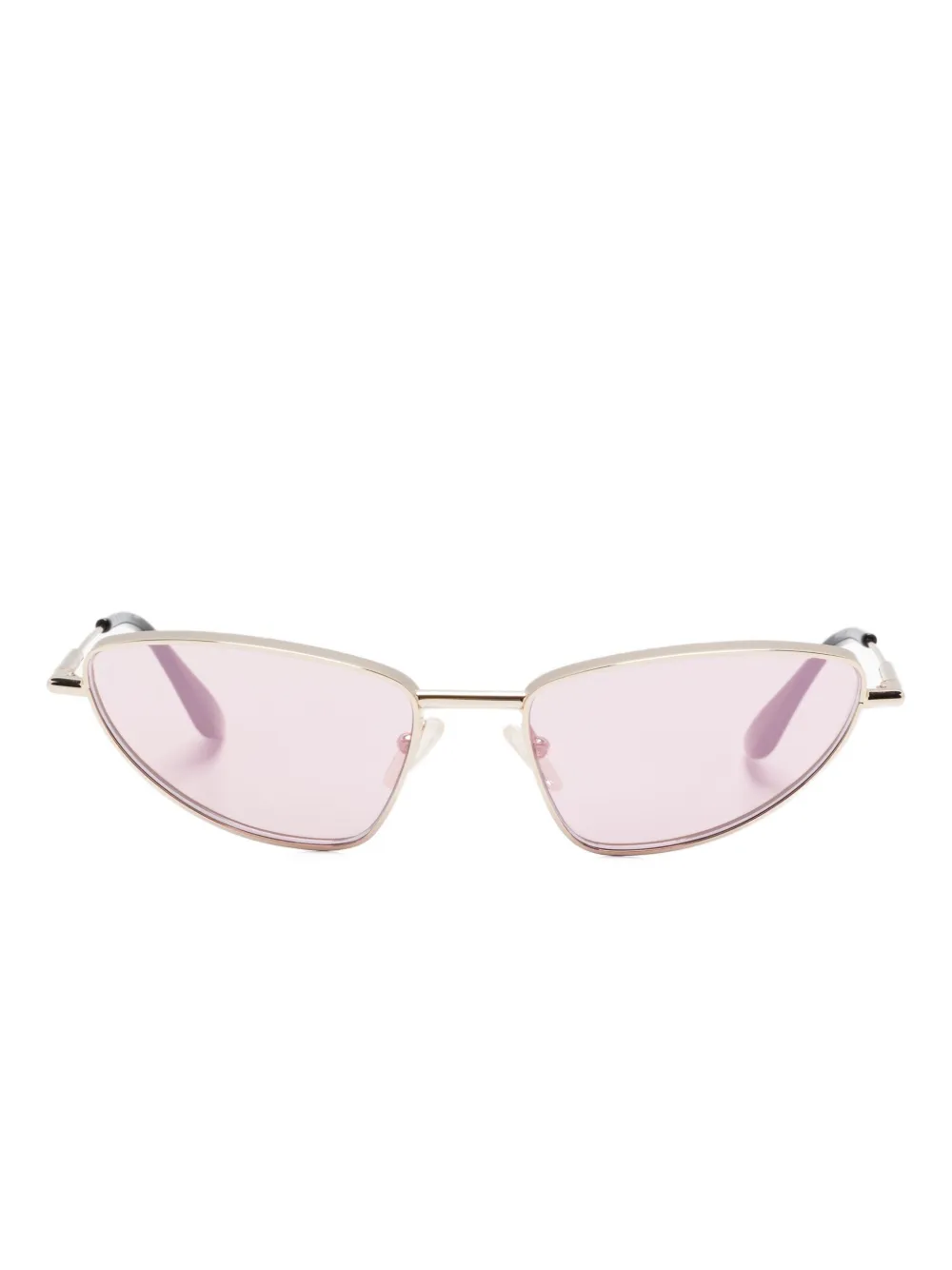 Alexander McQueen Eyewear T-bar cat-eye sunglasses - Argento