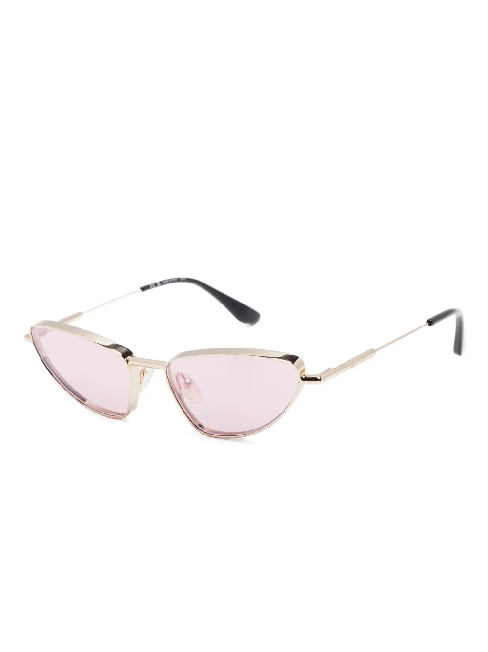 Alexander McQueen Eyewear T-bar cat-eye sunglasses - Zilver