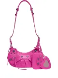 Balenciaga XS Le Cagole braided-strap heart-shaped shoulder bag - Pink