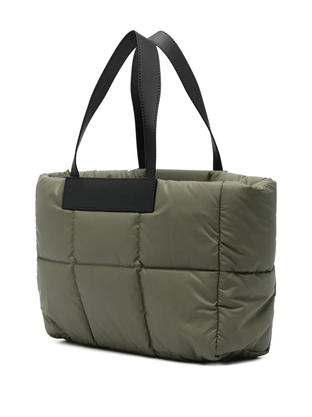 Veecollective Logo-print Tote Bag In Green