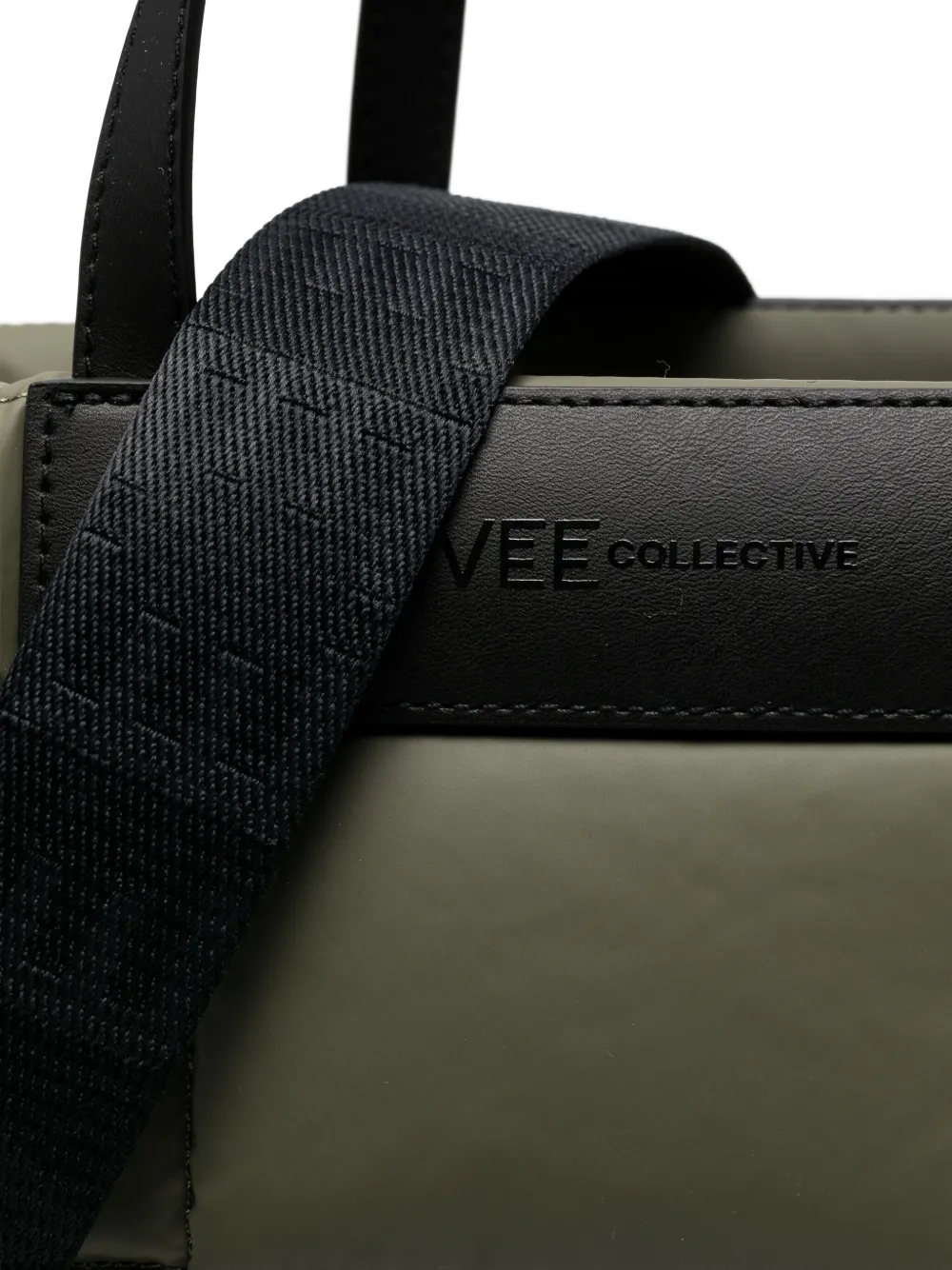Veecollective Logo-print Tote Bag In Green