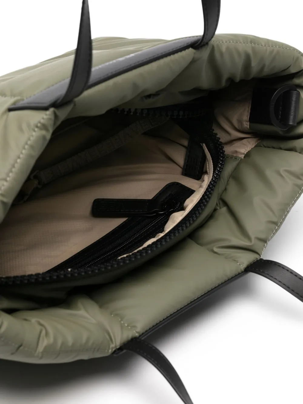 VeeCollective Shopper met logoprint Groen