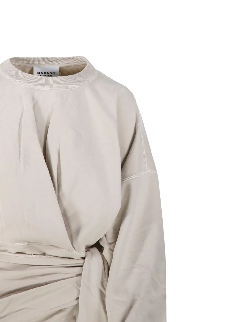 Isabel Marant Étoile Sandrina Wrap Midi Dress In White