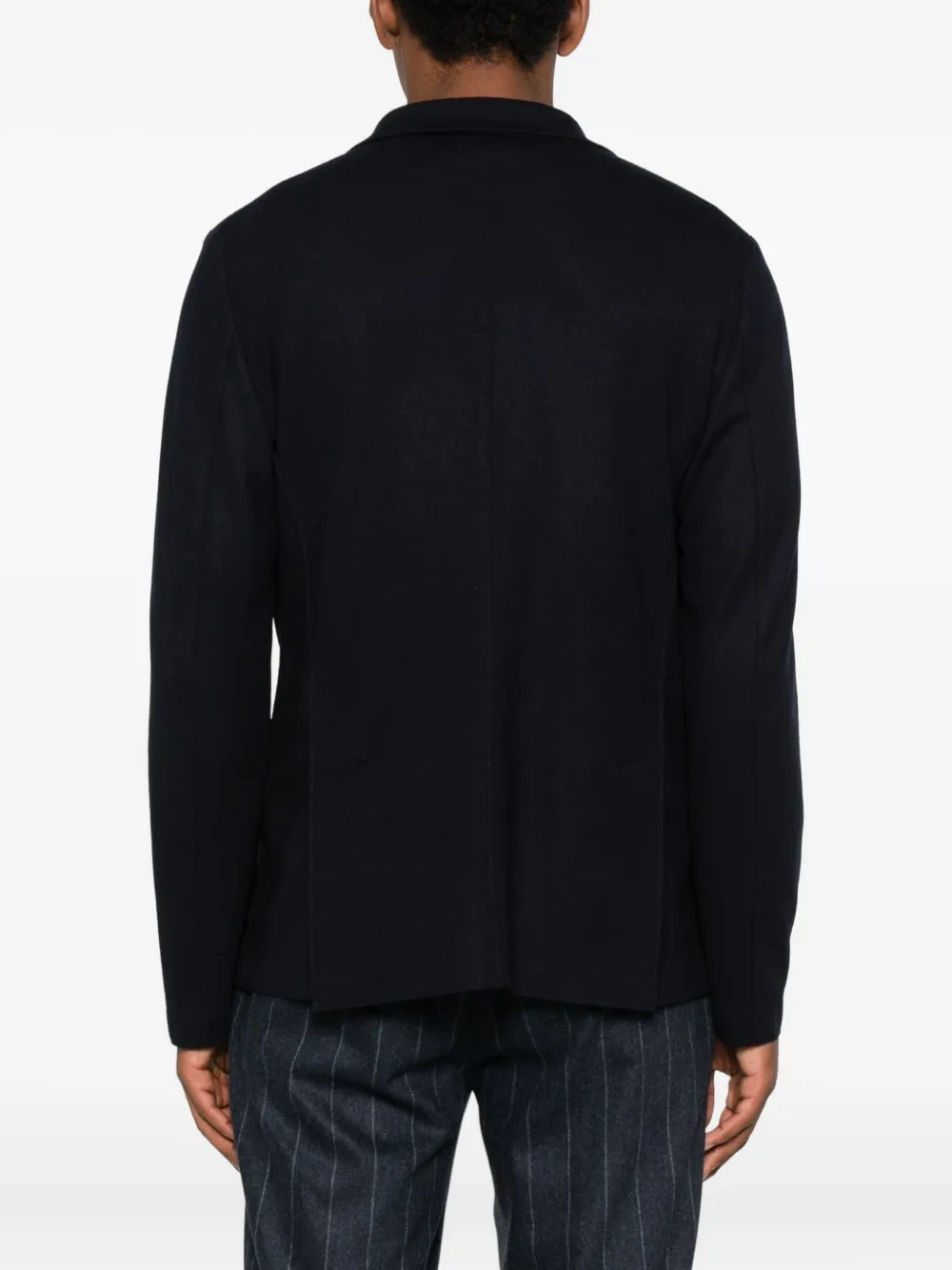 Harris Wharf London Single-breasted Wool Blazer In Black