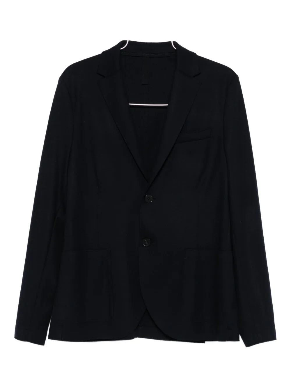 Harris Wharf London Single-breasted Wool Blazer In Black