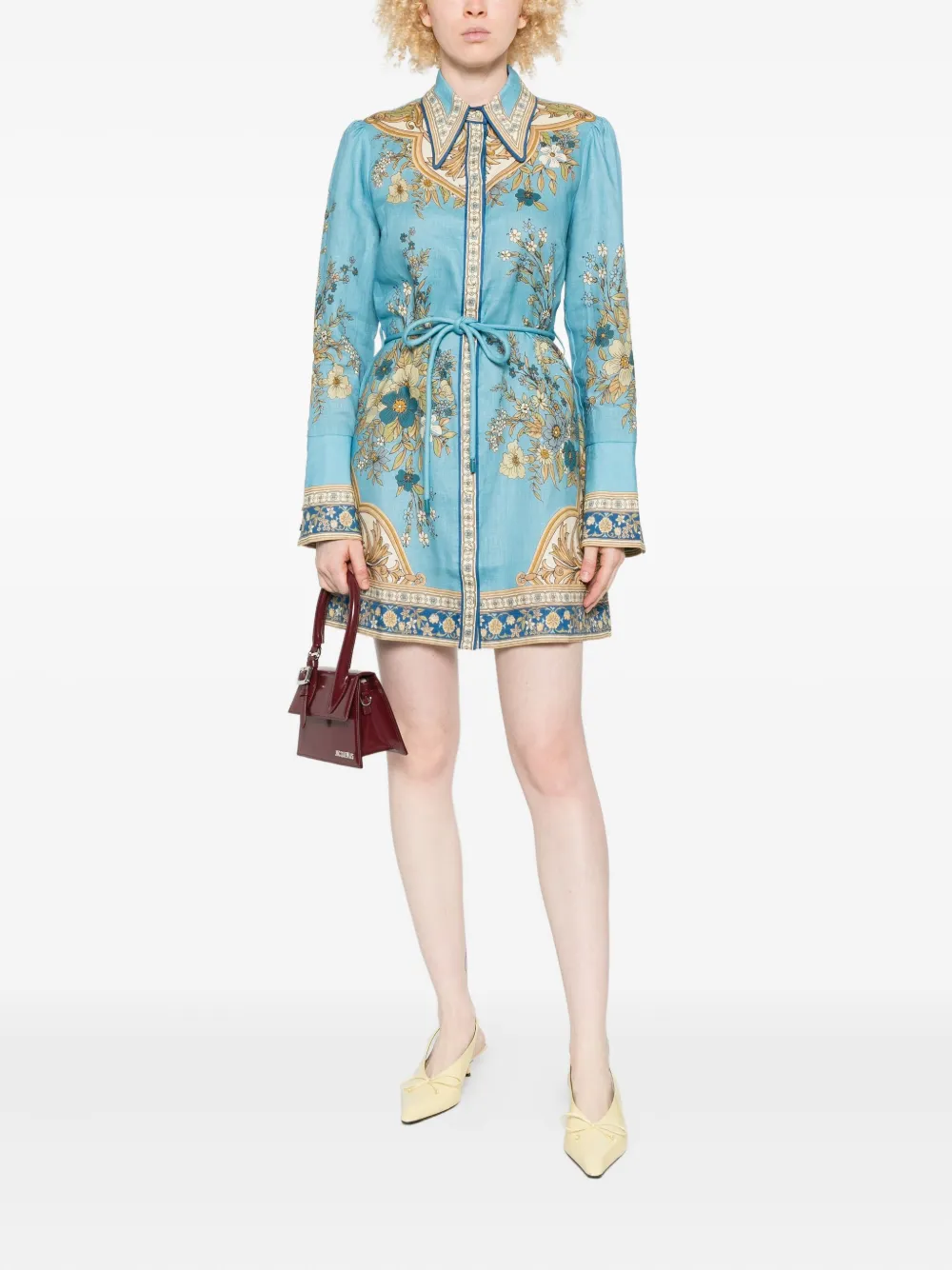 ALEMAIS floral-print belted dress | Day Dresses | Image 2