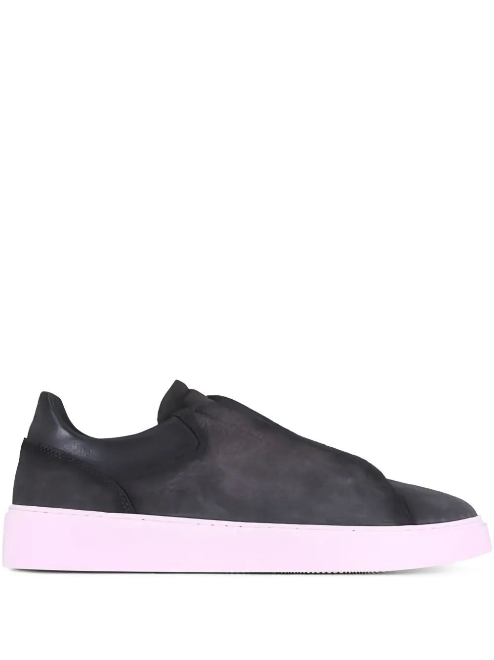 To Boot New York Campion suede panelled sneakers - Grigio