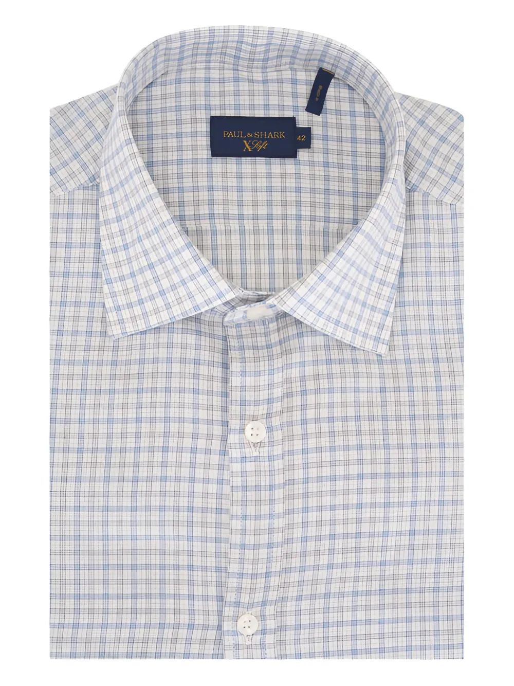 Paul & Shark X-Soft checked-pattern shirt | Weiß | Image 1