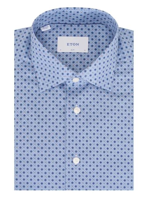Eton camisa con estampado floral