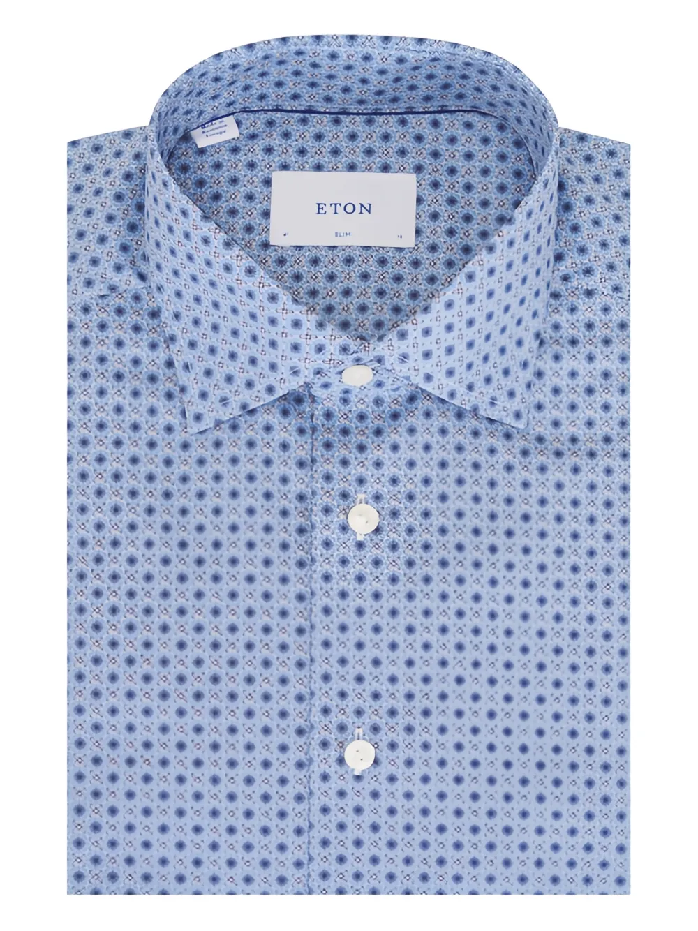 Eton Camicia a fiori - Blu