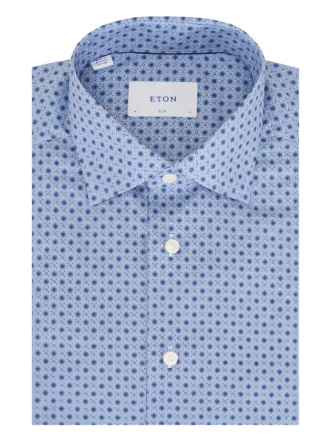 Eton floral-print shirt